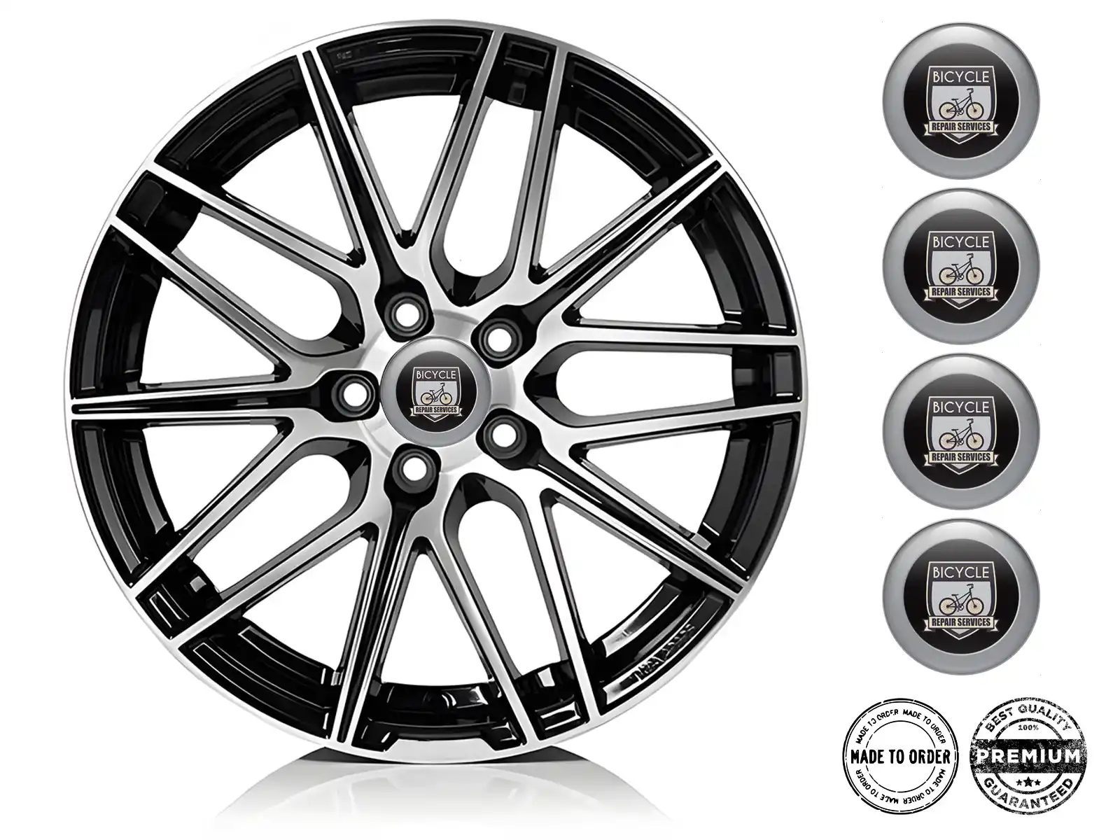 Rim stickers Drift Style Limited Dome for Vehicles